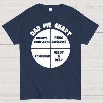 Dad Pie Chart Geek T-Shirt