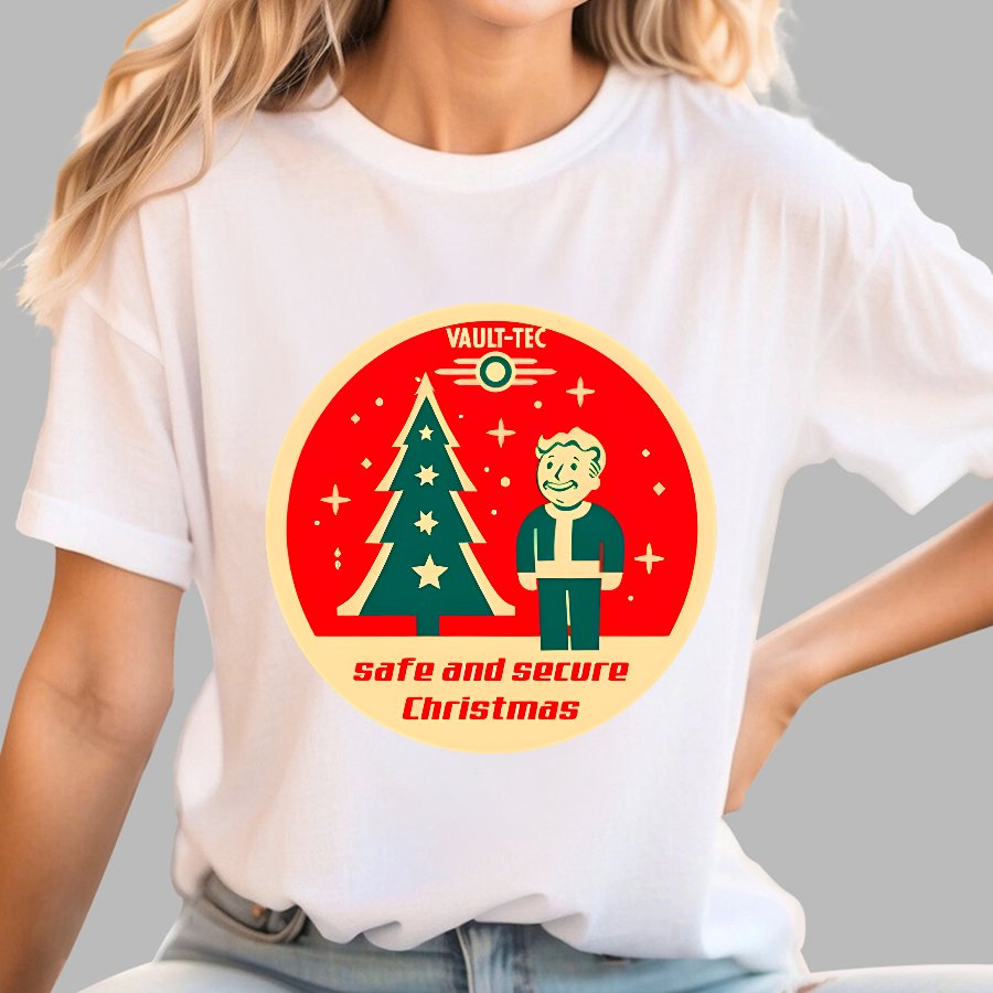 Safe and Secure Christmas Geek T-Shirt