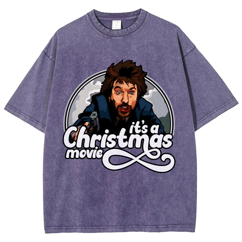 It‘s A Christmas Movie Vintage Distressed T-shirt
