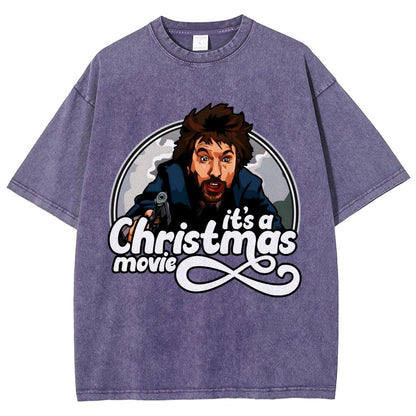 It‘s A Christmas Movie Vintage Distressed T-shirt