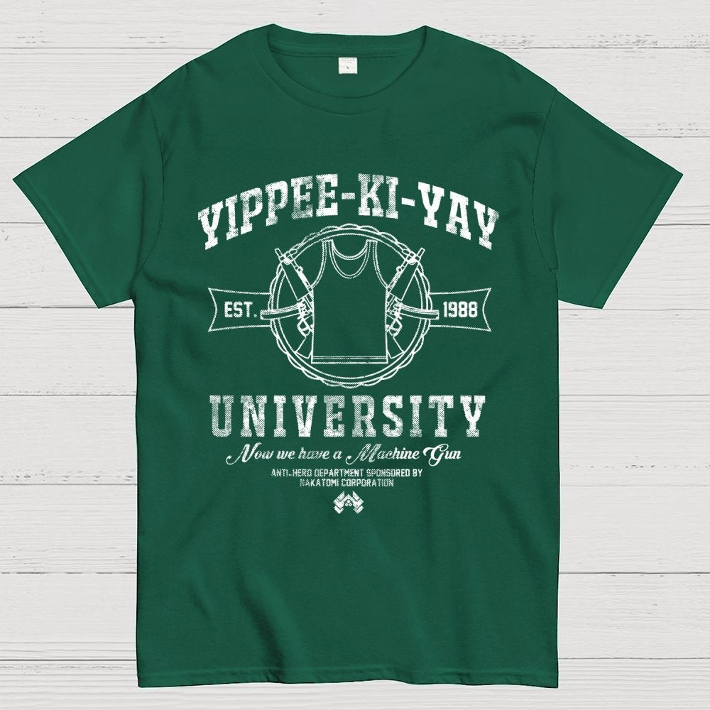 Yippee-Ki-Yay University Geek T-Shirt