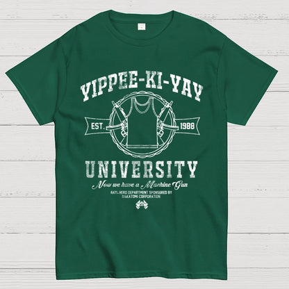 Yippee-Ki-Yay University Geek T-Shirt