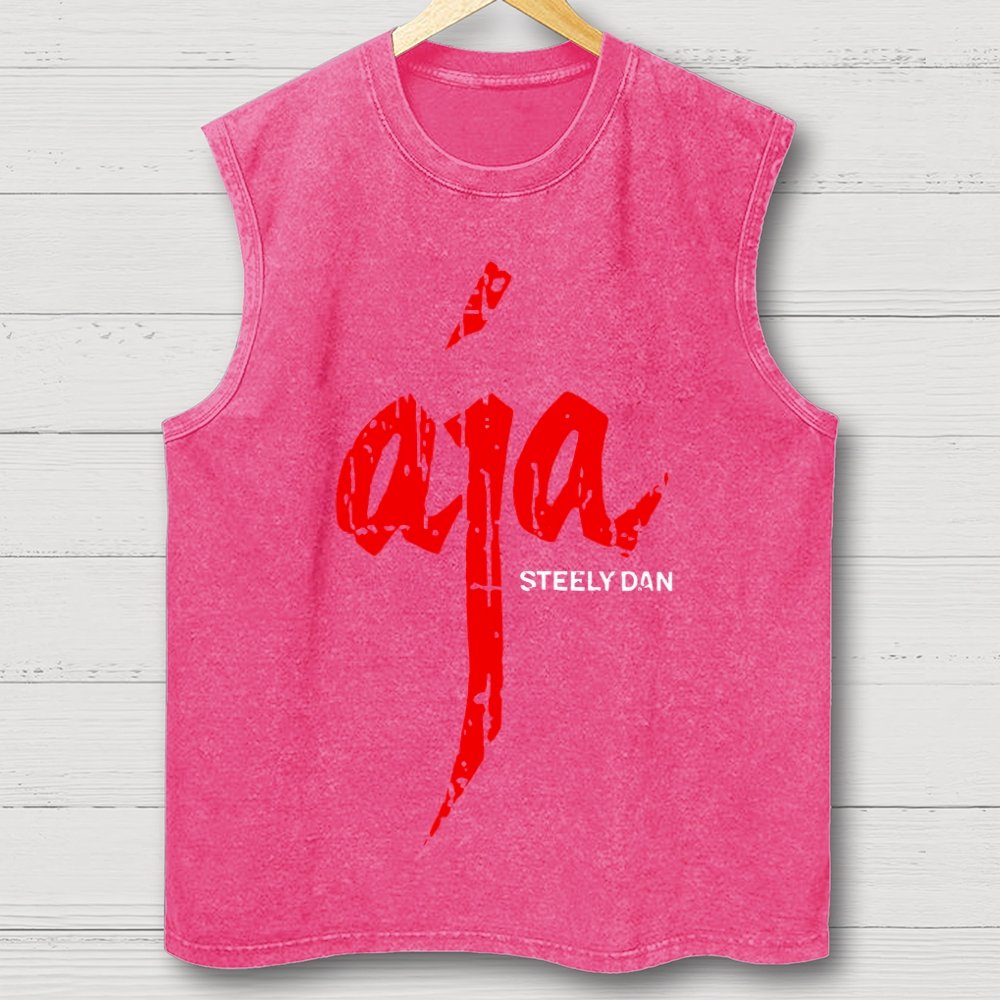 Aja Vintage Distressed Washed Tank