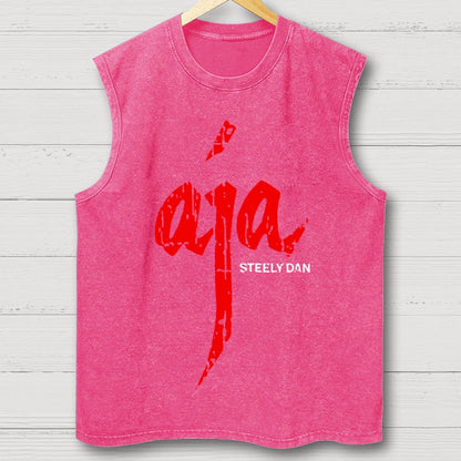 Aja Vintage Distressed Washed Tank