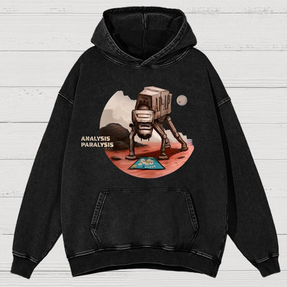 Board Game Analysis Paralysis Vintage Distressed Hoodie