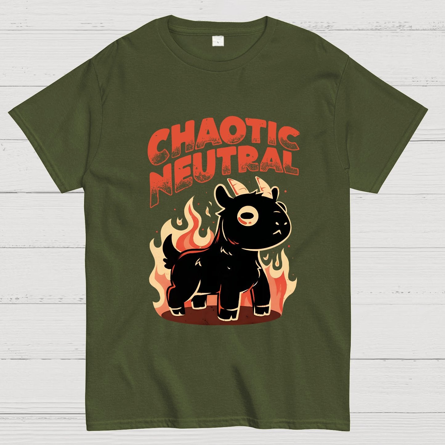 Chaotic Neutral Nerdy T-Shirt
