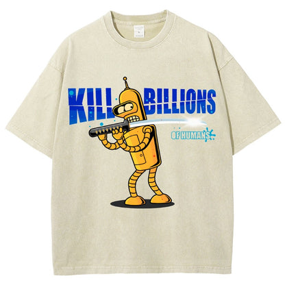 Kill Billions Vintage Distressed T-shirt