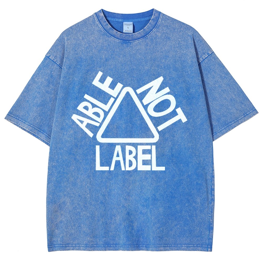 See the Able Not the Label Awareness Vintage Distressed T-shirt