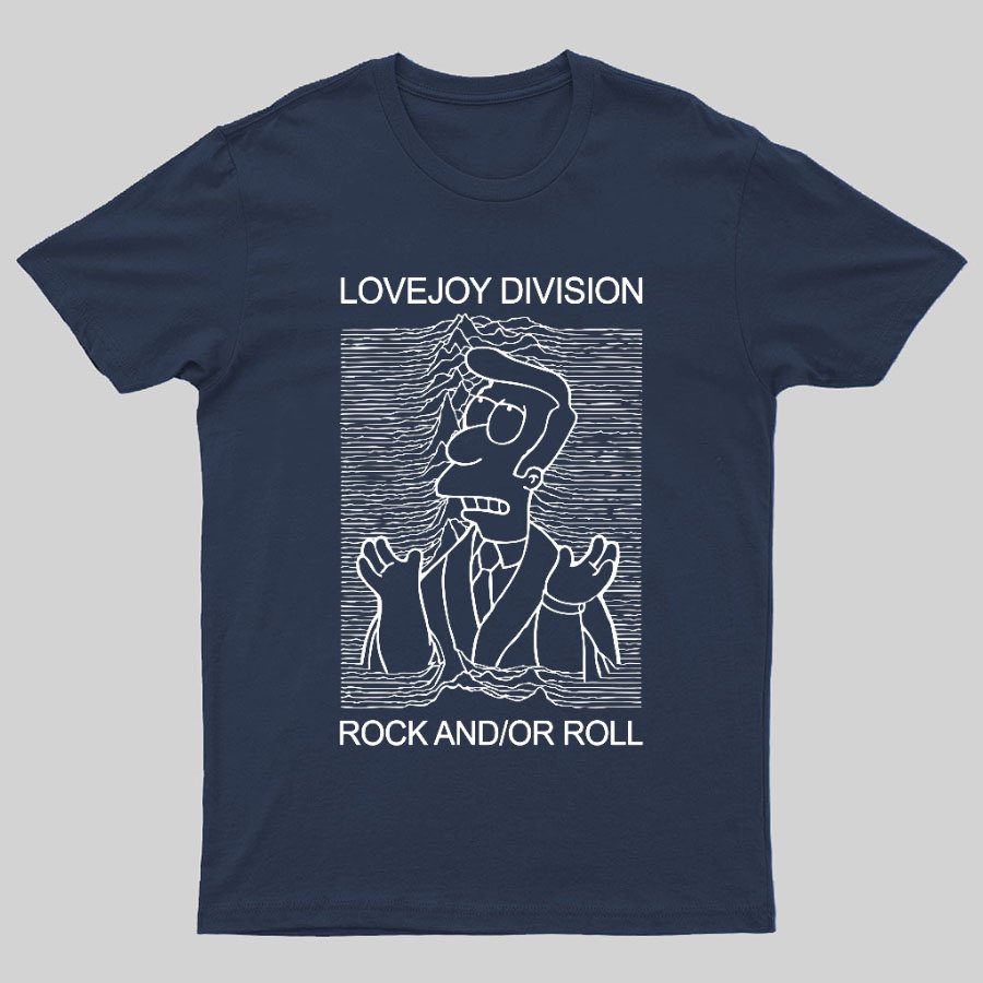 Joyful Division Rock And/Or Roll Geeky T-Shirt