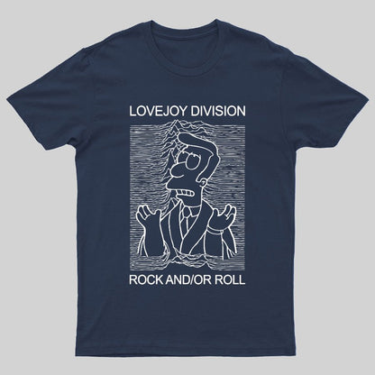 Joyful Division Rock And/Or Roll Geeky T-Shirt