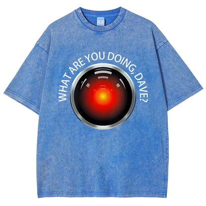 What Are You Doing Dave Vintage Distressed T-shirt