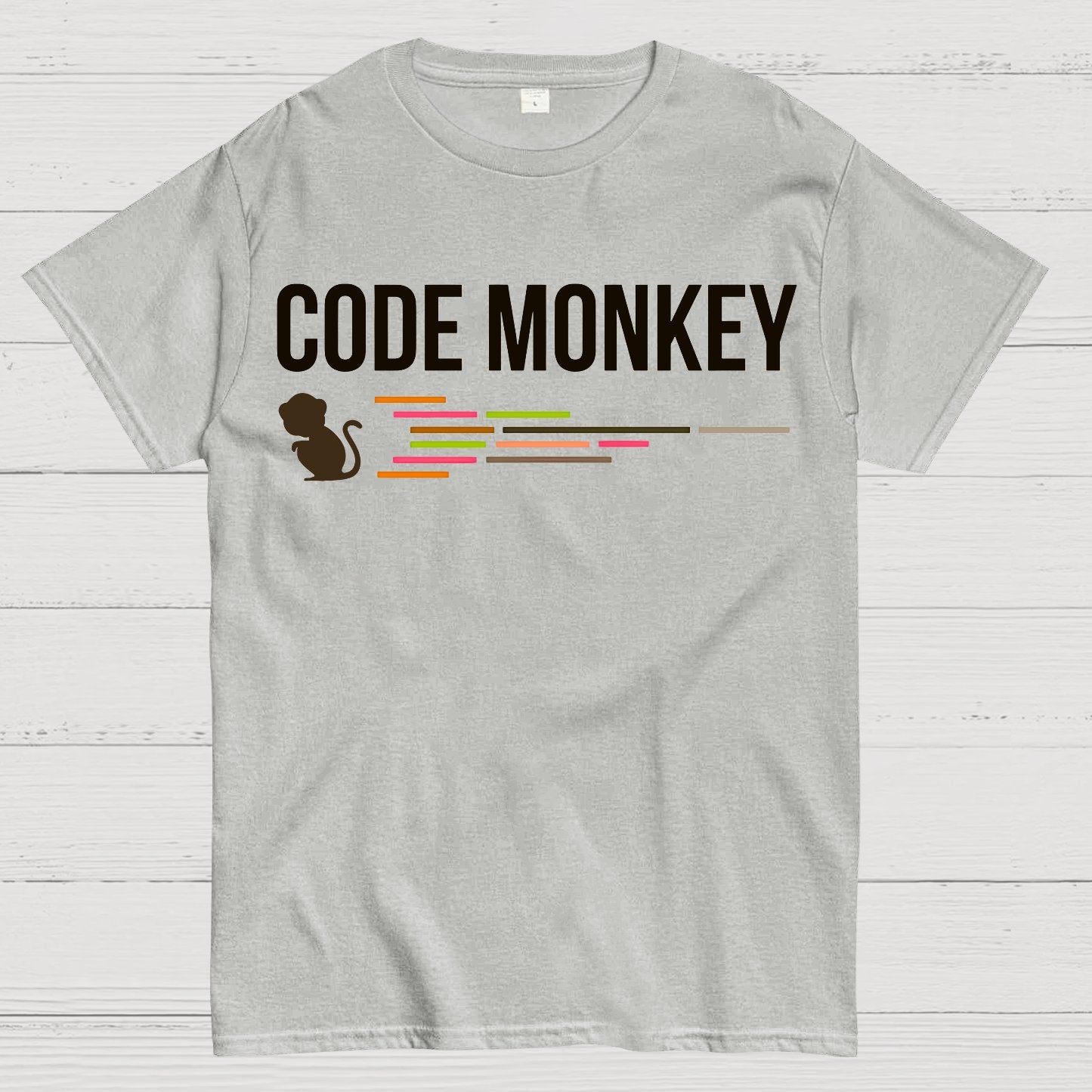 Developer Code Monkey Geek T-Shirt