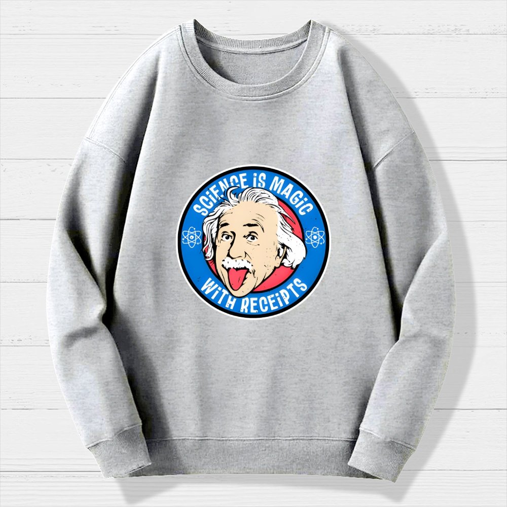 Science Is Magic Geek Cotton Sweatshirt