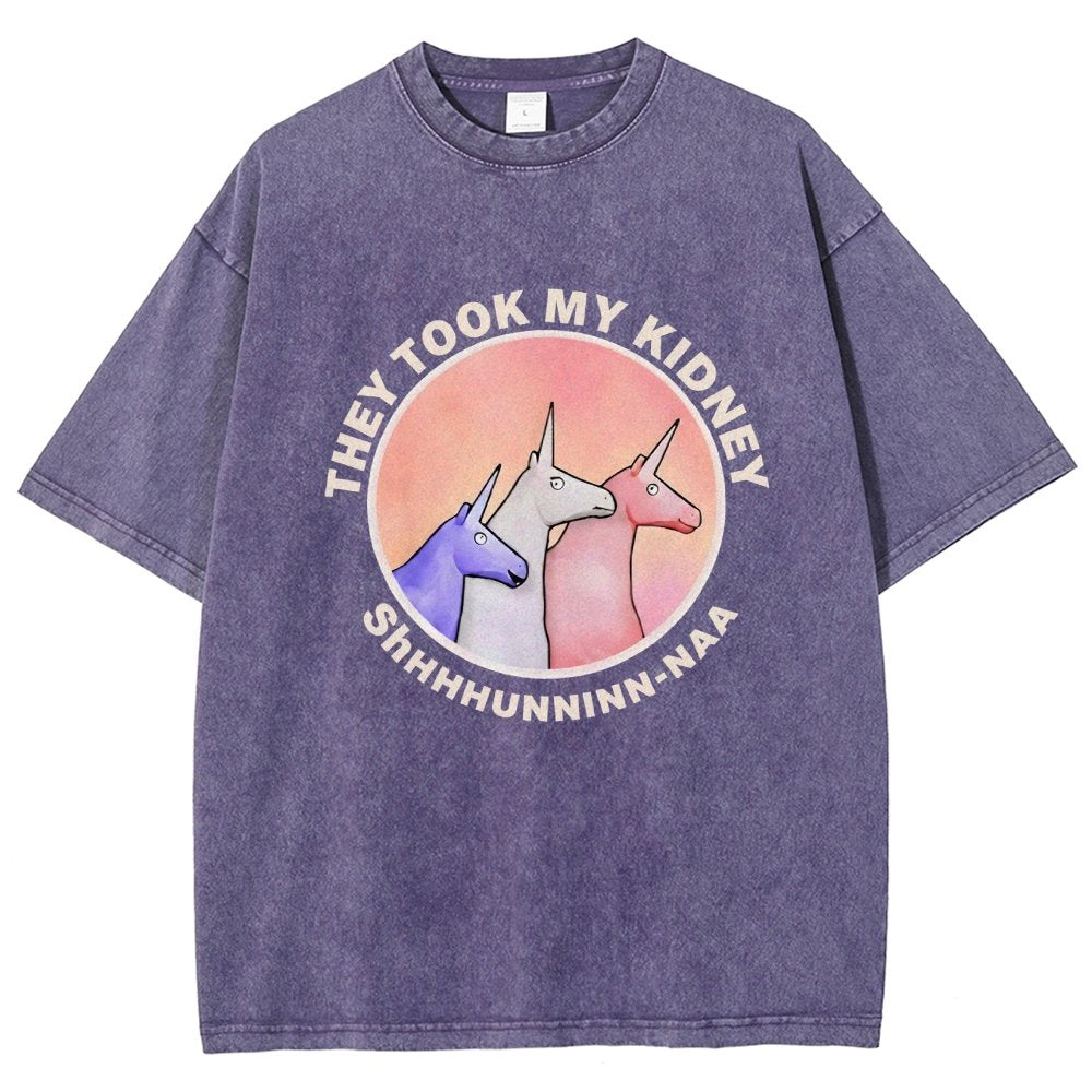 They Took My Kidney Vintage Distressed T-shirt