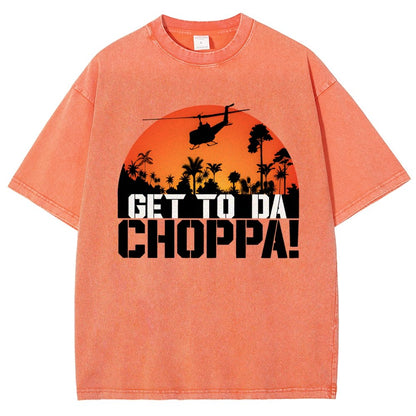 Get To The Chopper Vintage Distressed T-shirt