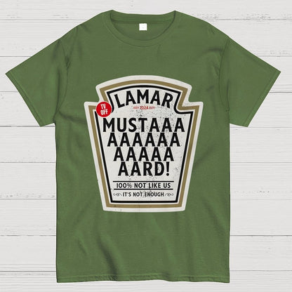 Lamar Mustard TV Off Essential Unisex Geek T-Shirt