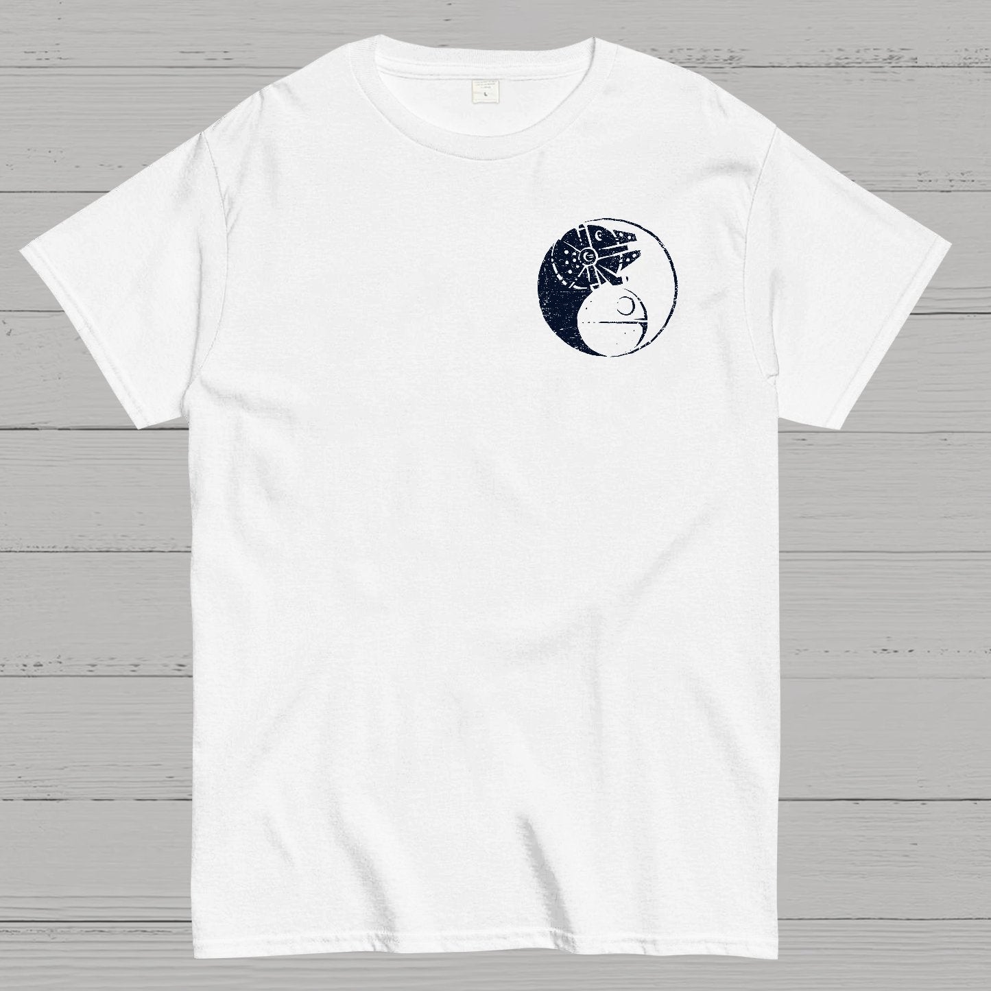 Balancing The Energy Front And Back Printing Geek T-Shirt