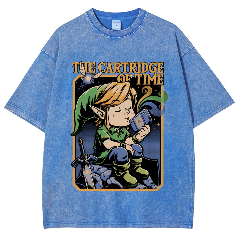 Vintage Game Elf Vintage Distressed T-shirt