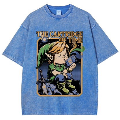 Vintage Game Elf Vintage Distressed T-shirt
