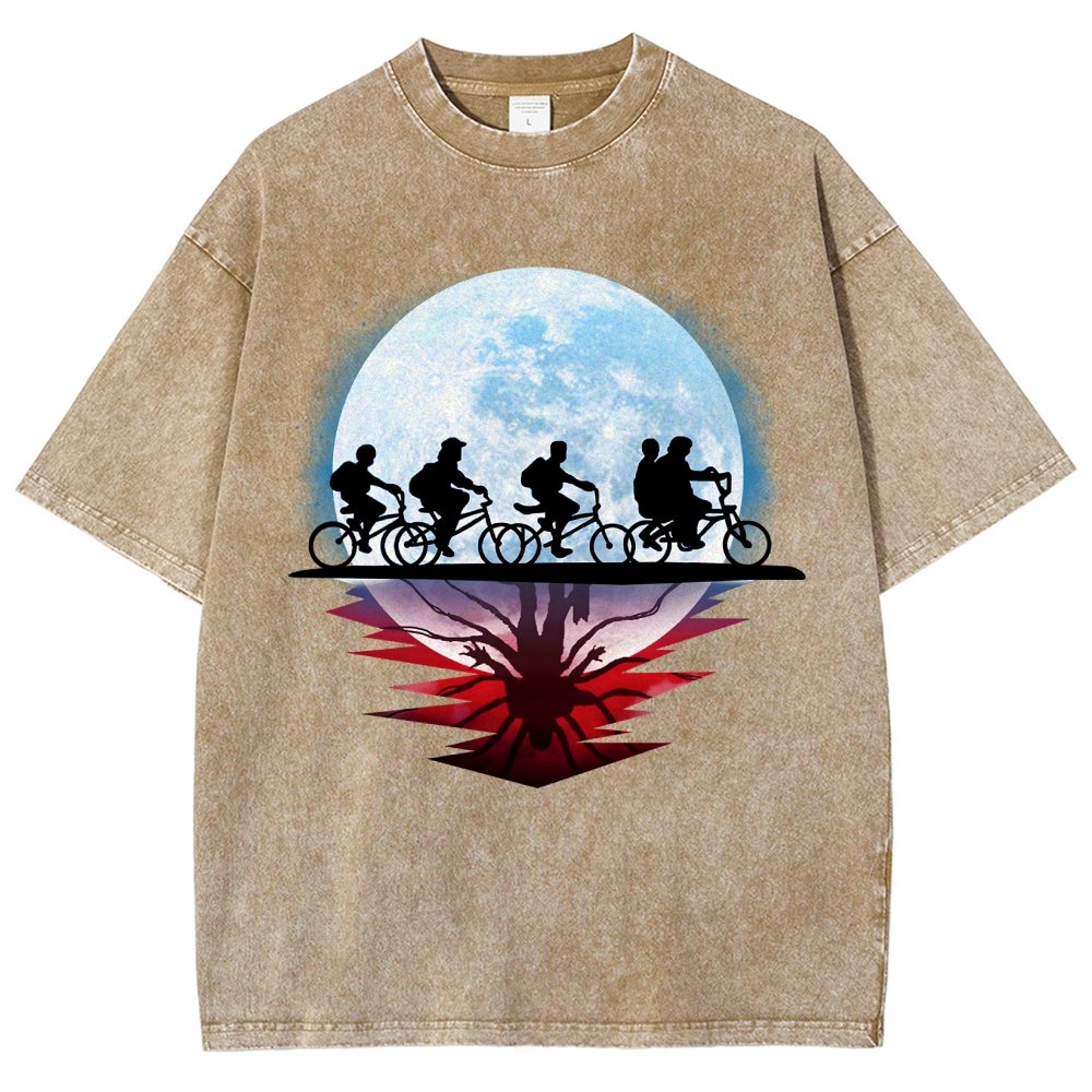 Strange Moon Vintage Distressed T-shirt