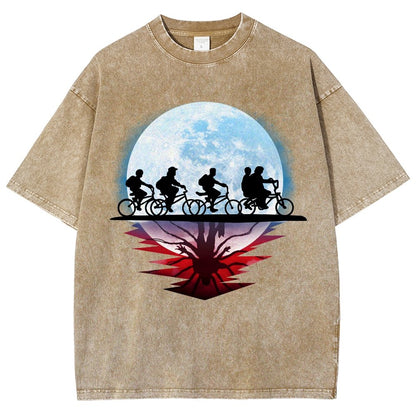 Strange Moon Vintage Distressed T-shirt