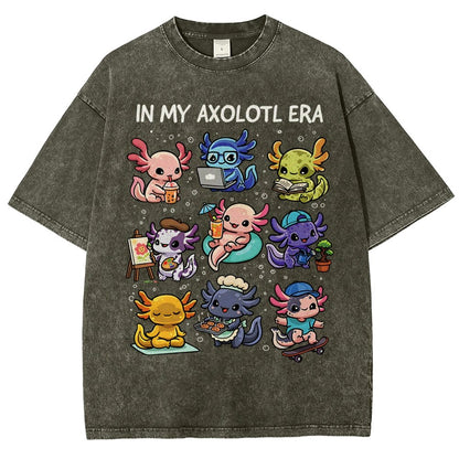 In My Axolotl Era Vintage Distressed T-shirt