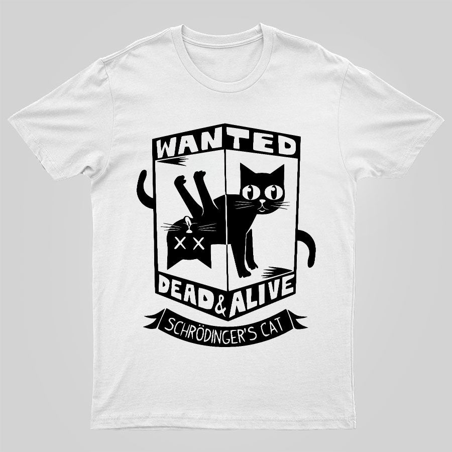 Schrödinger's Cat Mathe, Physics Geeky T-Shirt