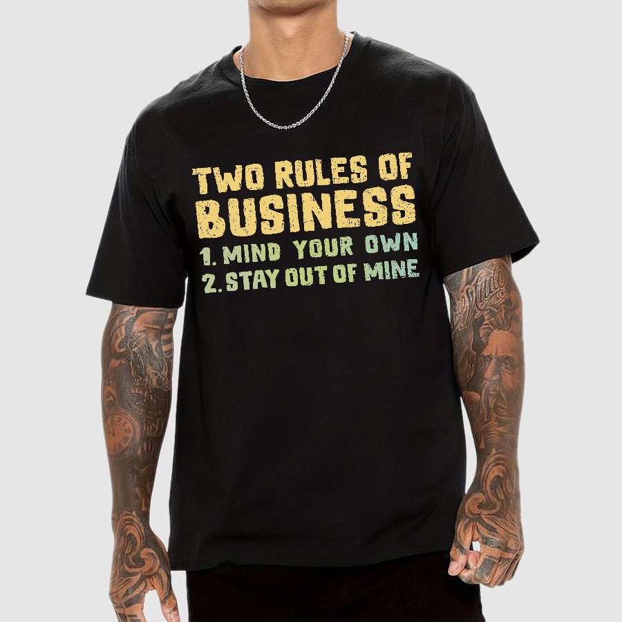 Two Rules of Business Geek T-Shirt