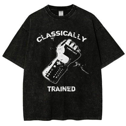 Classically Trained Gamer Vintage Distressed T-shirt