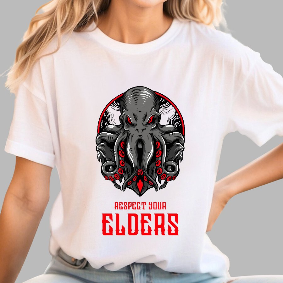 Respect Your Elders Mysterious Gangster Geek T-Shirt