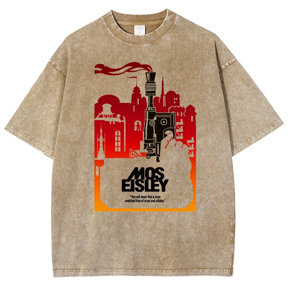 Galactic Streets Vintage Distressed T-shirt