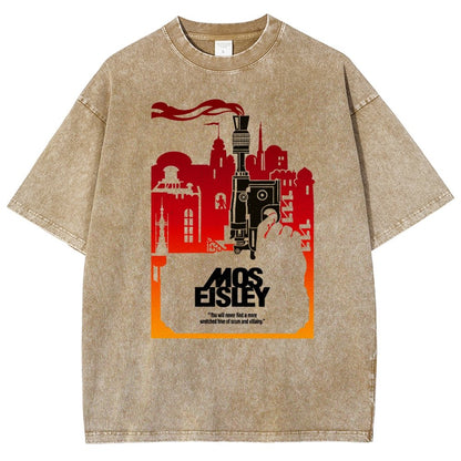 Galactic Streets Vintage Distressed T-shirt