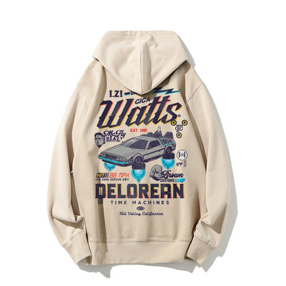 Gigawatts Garage Remix Printed Back Unisex Cotton Hoodie
