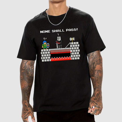 None Shall Pass Including Plumbers Geek T-Shirt