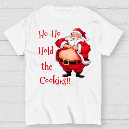 Christmas Fat Santa Geek T-Shirt