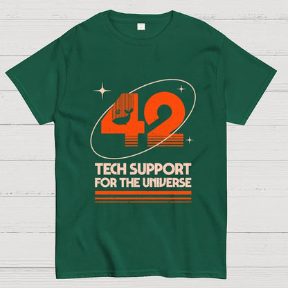 42 - Tech Support For The Universe Geek T-Shirt