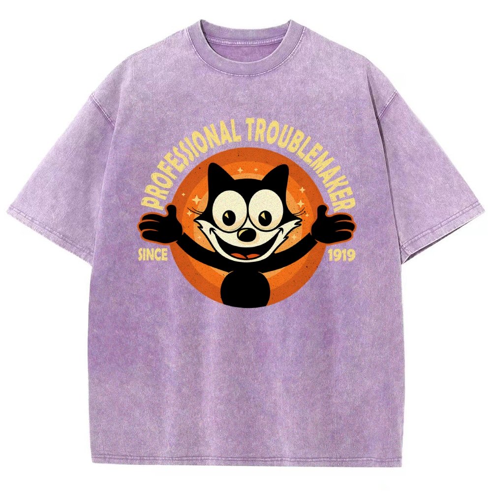 Professional Troublemaker Vintage Distressed T-shirt