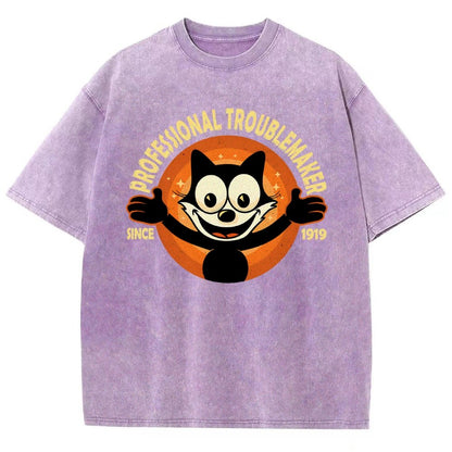Professional Troublemaker Vintage Distressed T-shirt