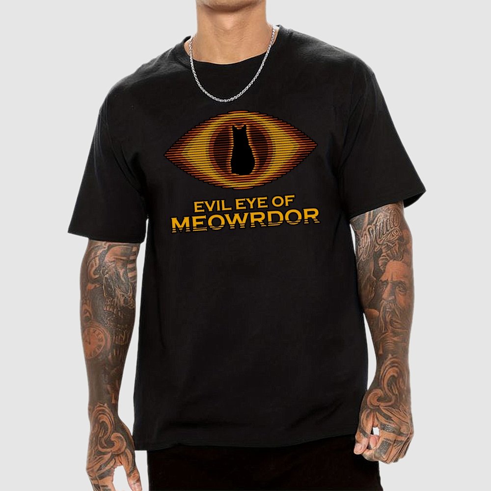 Mysterious Eye of Kittyland Cat Geek T-Shirt