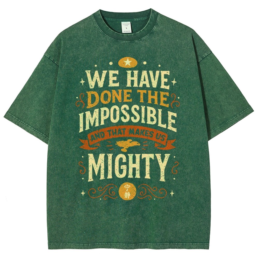 Mighty Heroes Vintage Distressed T-shirt