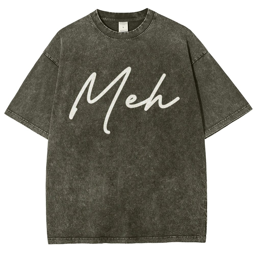 Meh Vintage Distressed T-shirt