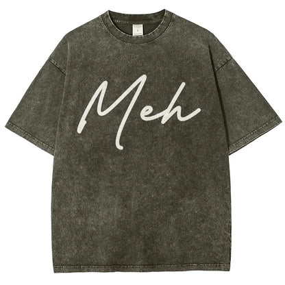 Meh Vintage Distressed T-shirt