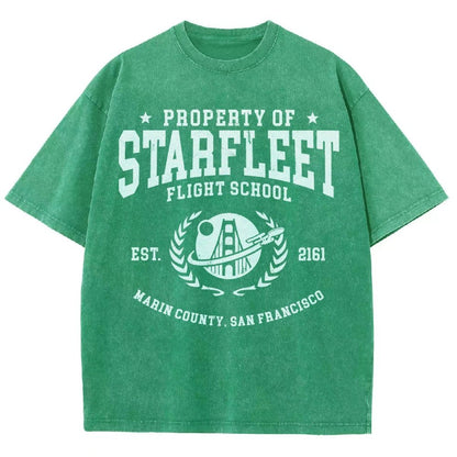 Academy Flight School Vintage Distressed T-shirt