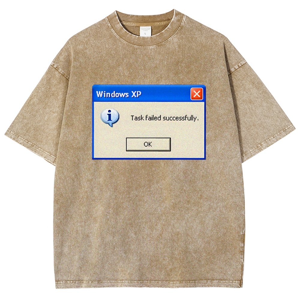 Task Failed Successfully Vintage Distressed T-shirt