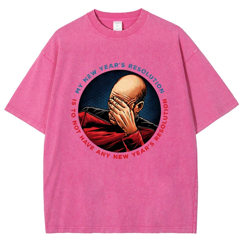 No New Year’s Resolution Vintage Distressed T-shirt