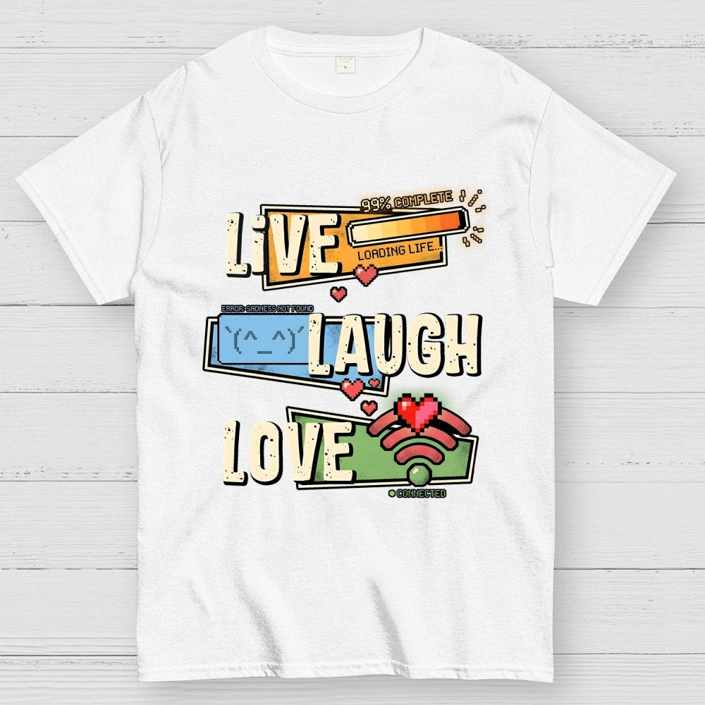 Live, Laugh, Love Geek T-Shirt