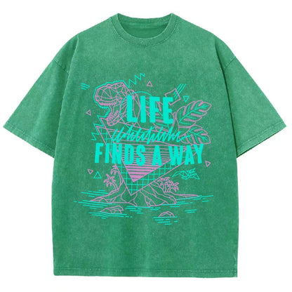 Life Finds A Way Vintage Distressed T-shirt
