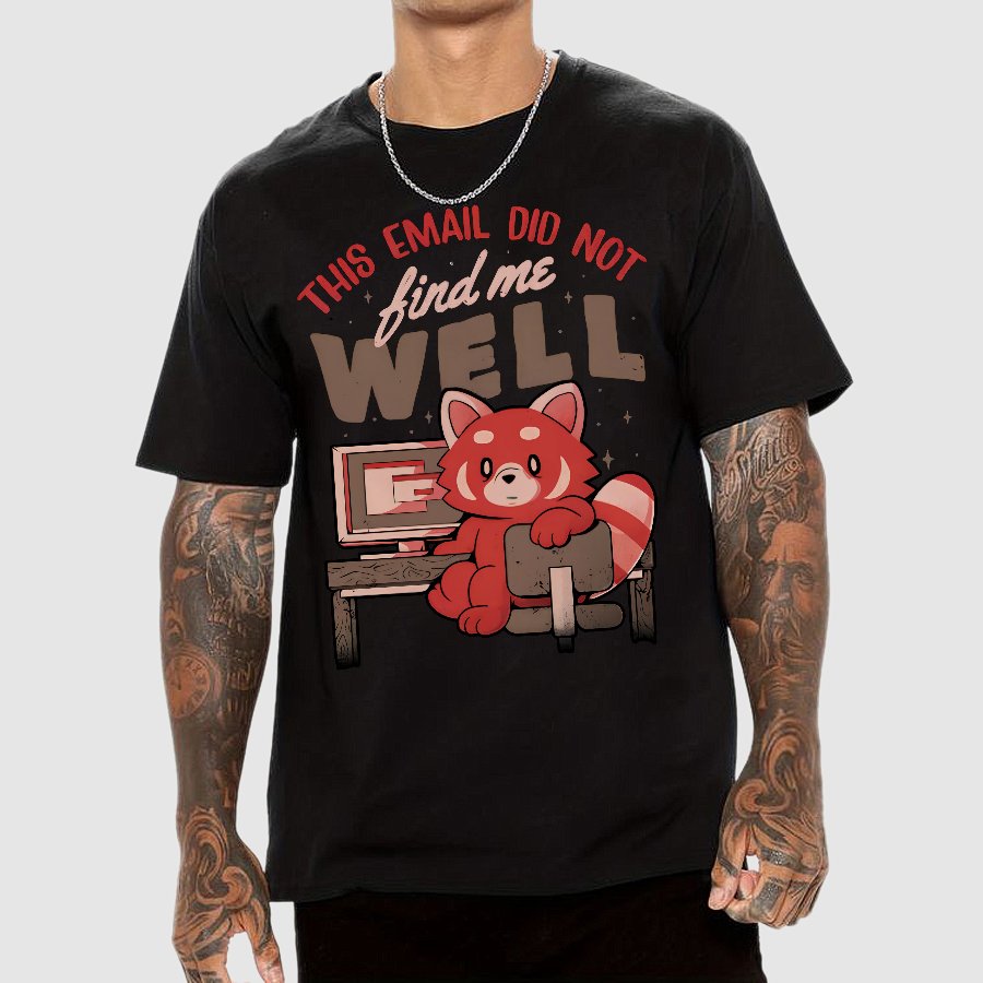 This Email Did Not Find Me Well Geek T-Shirt