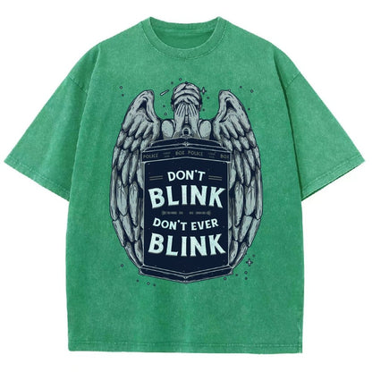 Don't Blink Vintage Distressed T-shirt