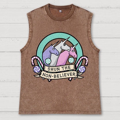 Shun the Non-Believer Vintage Distressed Washed Tank